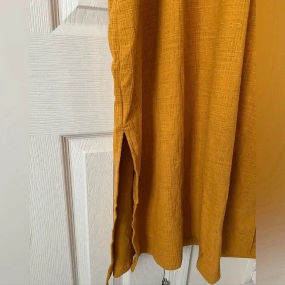 Madewell Knit Apron Cami Dress – Yellow Gold – Women’s XXL NWT - Picture 6 of 9